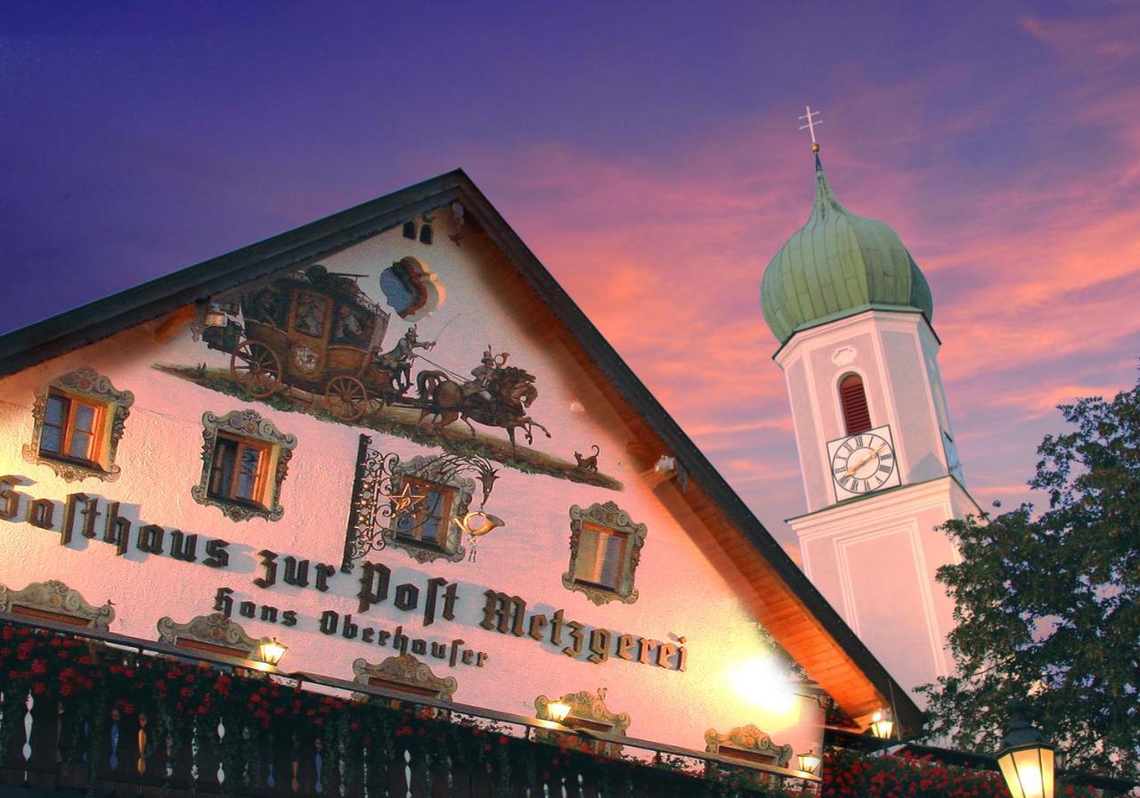 Metzgerei Gasthof Oberhauser - Hotel Zur Post Egling Exteriér fotografie
